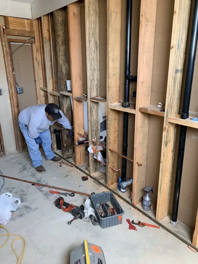 Commercial rough-in plumbing for Commercial Plumbing in Irvington